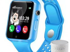 Ceas cu GPS Copii iUni Kid98, Telefon incorporat, Touchscreen 1.54 inch, Bluetooth, Notificari, Came